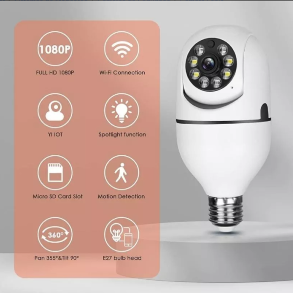 Camara IP Wifi -Domo con Seguimiento Inteligente - HD 1080p - Image 5