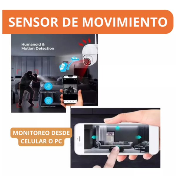 Camara Domo Ip Wifi - Exterior - Seguimiento Inteligente - Image 4