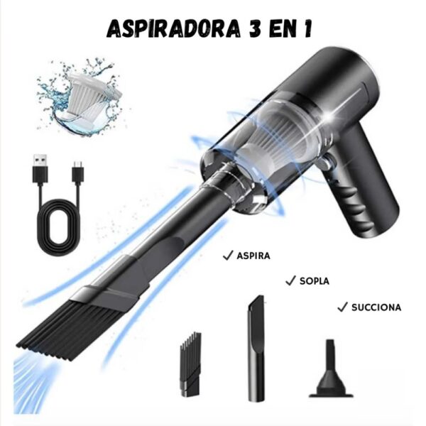 Mini Aspiradora Portatil Usb 3 en 1 - Image 6